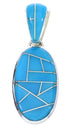 Sterling Silver Jewelry Turquoise Pendant GS75690