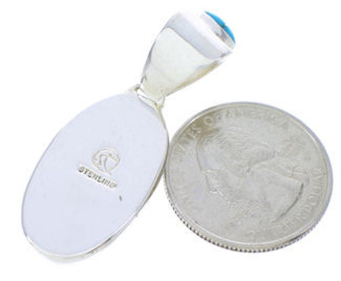 Sterling Silver Jewelry Turquoise Pendant GS75690