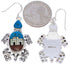 Turtle Native American or Pueblo Design Multicolor Earrings MW75811
