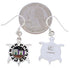 Multicolor Native American or Pueblo Design Turtle Earrings MW75824