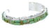 Southwest Turquoise Jewelry Sterling Silver Cuff Bracelet EX27439