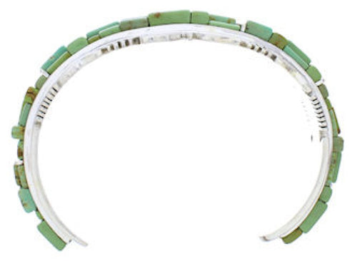 Southwest Turquoise Jewelry Sterling Silver Cuff Bracelet EX27439