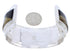 Multicolor Native American Design Silver Cuff Bracelet TX40659