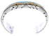 Native American Village Design Multicolor Silver Cuff Bracelet MW75559