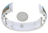 Native American Village Design Multicolor Silver Cuff Bracelet MW75559
