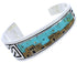 Multicolor Native American Design Feather Cuff Bracelet MW75589
