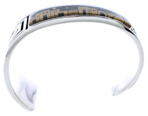 Feather Native American Design Multicolor Cuff Bracelet MW75605