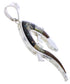 Multicolor Native American Design Gecko Reversible Pendant EX29490
