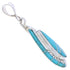 Turquoise Inlay Southwestern Sterling Silver Pendant EX29023