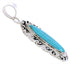Turquoise Sterling Silver Southwestern Pendant EX29026