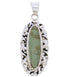 Sterling Silver Southwestern Turquoise Pendant EX29027