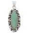 Genuine Sterling Silver Turquoise Jewelry Pendant EX29030
