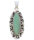 Genuine Sterling Silver Turquoise Jewelry Pendant EX29030