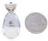 Silver Multicolor Native American Design Jewelry Pendant PX29789