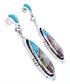Sterling Silver Native American Design Multicolor Earrings PX29816