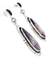 Multicolor Sterling Silver Native American Design Earrings PX29813