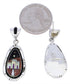 Multicolor Sterling Silver Native American Design Earrings PX29813