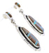 Sterling Silver Southwestern Multicolor Post Dangle Earrings PX29817