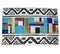Water Wave Bear Sterling Silver Multicolor Jewelry Belt Buckle TX28701