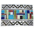 Water Wave Bear Sterling Silver Multicolor Jewelry Belt Buckle TX28701
