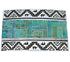 Sterling Silver Turquoise Inlay Water Wave Bear Belt Buckle TX28716