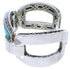 Sterling Silver Southwestern Jewelry Turquoise Cuff Bracelet MX27052