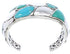 Silver Turquoise Inlay Jewelry Southwest Cuff Bracelet MX27082