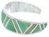 Southwest Turquoise Inlay Sterling Silver Cuff Bracelet EX27624