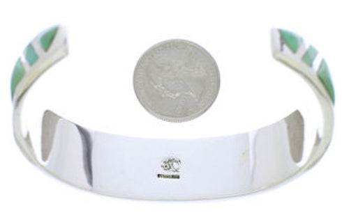 Sterling Silver Southwest Turquoise Cuff Bracelet Jewelry EX27628