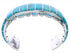Turquoise Inlay Genuine Sterling Silver Jewelry Cuff Bracelet EX27718