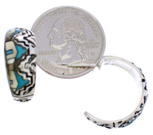 Native American Village Or Pueblo Design Multicolor Earrings FX30955