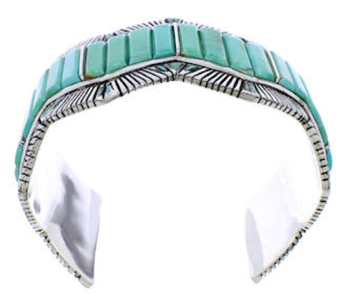 Turquoise Sterling Silver Cuff Bracelet Jewelry GS76323
