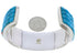 Silver Turquoise And Coral Cuff Bracelet Jewelry GS76392