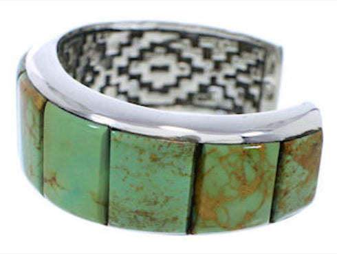 Silver Jewelry Turquoise Southwest Cuff Bracelet GS76361