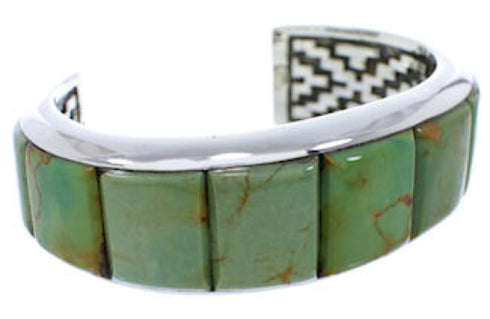 Turquoise Silver Jewelry Southwest Cuff Bracelet GS76363