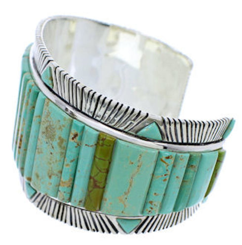 Turquoise Southwest Silver Cuff Bracelet Jewelry FX27373