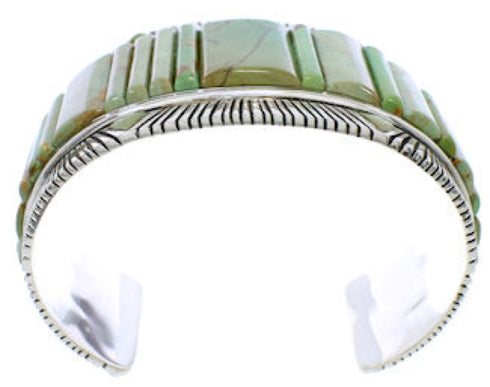 Silver Turquoise Southwest Cuff Bracelet Jewelry FX27375