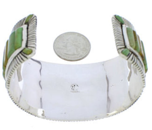 Silver Turquoise Southwest Cuff Bracelet Jewelry FX27375