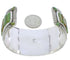 Silver Turquoise Southwest Cuff Bracelet Jewelry FX27375