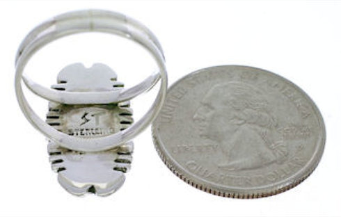 Southwest Multicolor Pueblo Design Ring Size 5-3/4 UX38431