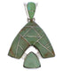 Turquoise Inlay Southwest Reversible Slide Pendant EX28497