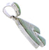 Sterling Silver Reversible Turquoise Inlay Slide Pendant EX28499