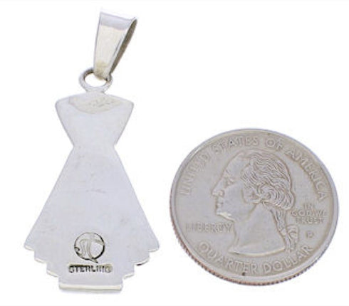 Southwest Turquoise Jewelry Sterling Silver Pendant EX28538