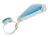 Southwest Turquoise And Sterling Silver Slide Pendant EX28550