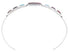 Southwest Multicolor Sterling Silver Cuff Bracelet FX27643