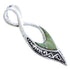 Silver Turquoise Native American Design Reversible Pendant PX30203