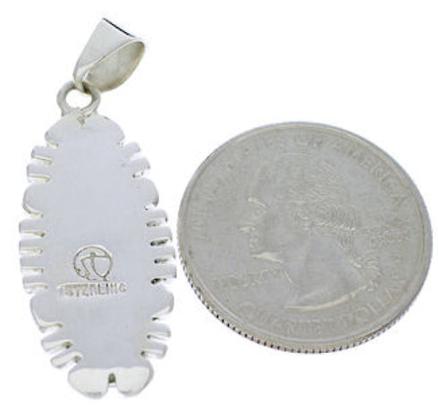 Southwest Jewelry Turquoise Sterling Silver Pendant PX30295