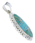 Turquoise And Silver Southwest Pendant Jewelry PX30300