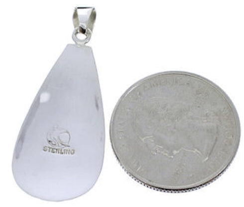 Turquoise Sterling Silver Jewelry Southwest Pendant PX30319