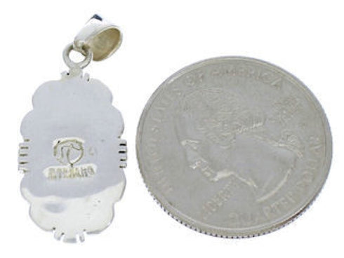 Southwest Jewelry Silver Turquoise Pendant PX30400